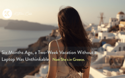 Six Months Ago, a Two-Week Vacation Without a Laptop Was Unthinkable. Now She’s in Greece.