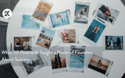 What 50 Postcards Taught a Room of Founders About Success
